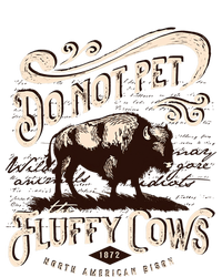 Vintage Do Not Pet the Fluffy Cows American Bison Tie-Dye T-Shirt