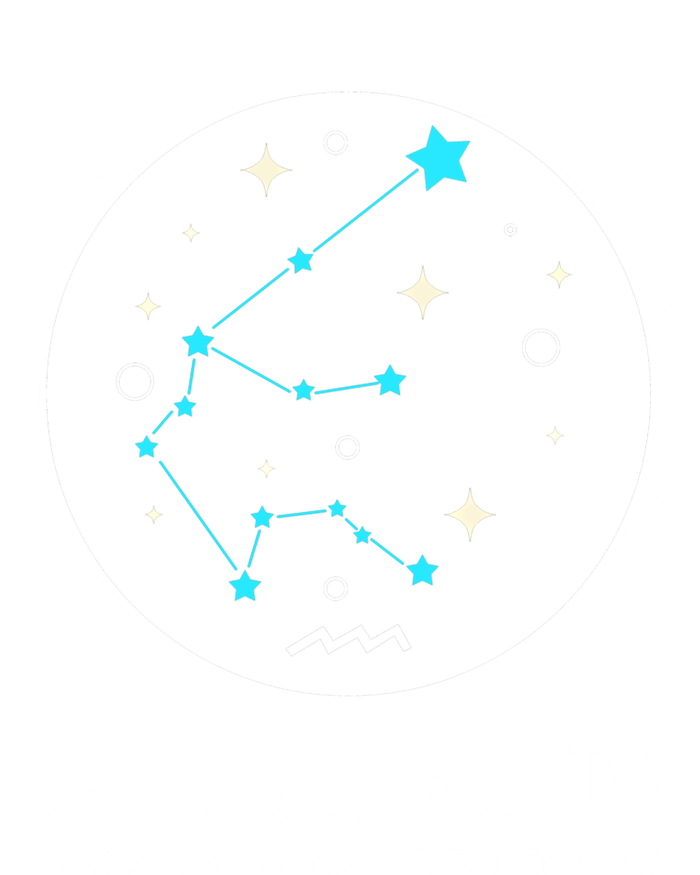 Aquarius Constellation Horoscope Aquarius Symbol Cool Gift T-Shirt