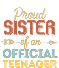 Proud Sister of Official Teenager 13th Birthday 13 Years Old Ladies Long Sleeve Shirt