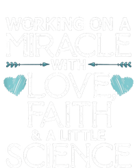 Cool IVF For  Wo Embryo Transfer Miracle Faith Science T-Shirt