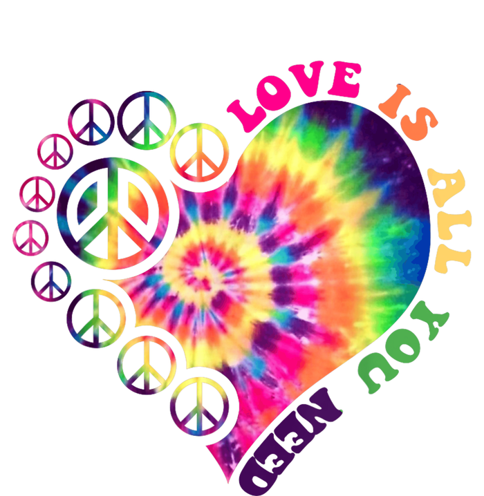 PEACE SIGN LOVE 60s 70s Tie Dye Hippie Halloween Costume Sustainable Bucket Hat