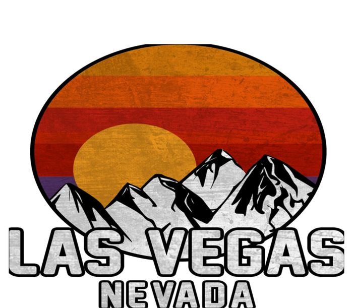 Las Vegas Nevada Retro Mountain Sunset USA-Made Doggie Bandana