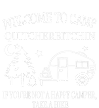 Welcome To Camp Quitcherbitchin Funny Camping Performance Long Sleeve Polo