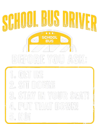 School Bus Driver Rules Work School BusDriver Kids Hoodie