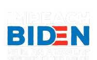 Impeach Biden He Is An Absolute Disgrace To This Nation Hooded Wearable Blanket