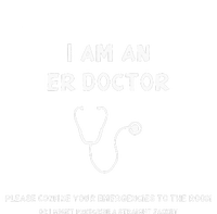 Im An ER Doc Please Confine Your Emergencies To The Room Women's Perfect Tri Tunic Long Sleeve Shirt