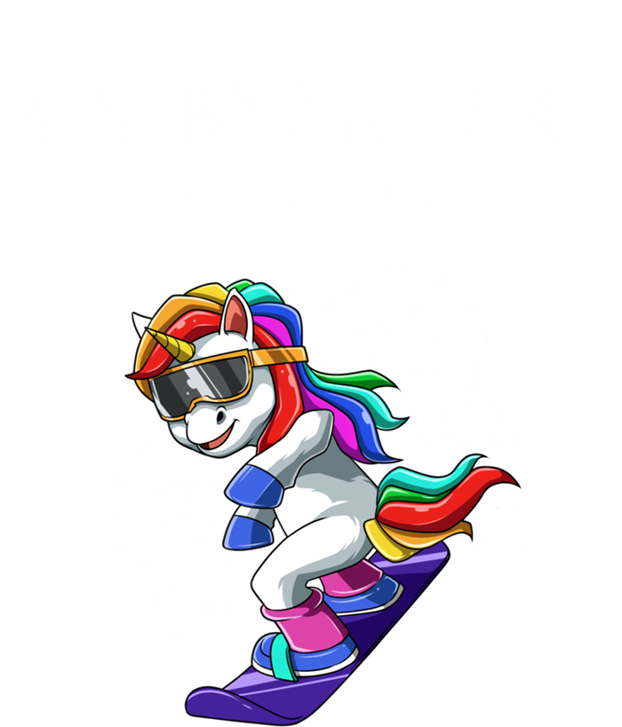 Big Bear Lake California Snowboard And Ski Unicorn Cool Gift Full Zip Hoodie