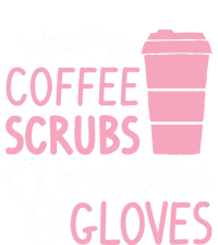 Coffee Scrubs And Rubber Gloves Medical Nurse Doctor Pom Pom 12in Knit Beanie