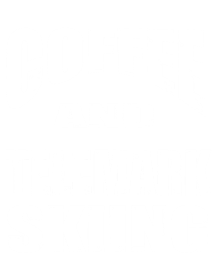 Coffee And Telemark Skiing / Telemark Skiers Design Gift V-Neck T-Shirt