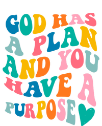 God Has A Plan And You Have A Purpose, Preppy Bible Verse Poster