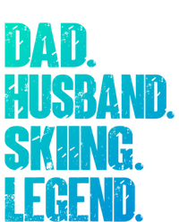 Dad Husband Skiing Legend Snow Sport Funny Dad Ski Skiing Cool Gift Premium T-Shirt