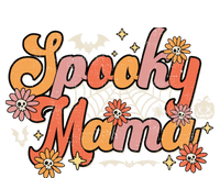 Groovy Spooky Mama Retro Halloween Ghost Witchy Spooky Mom Metallic Star Ornament