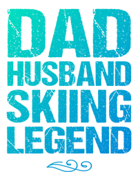 Dad Husband Skiing Legend Skier Gift Slopes Winter Snow Great Gift T-Shirt