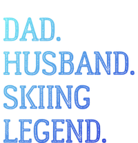 Dad Husband Skiing Legend Vintage Skiing Dad Gift Tank Top