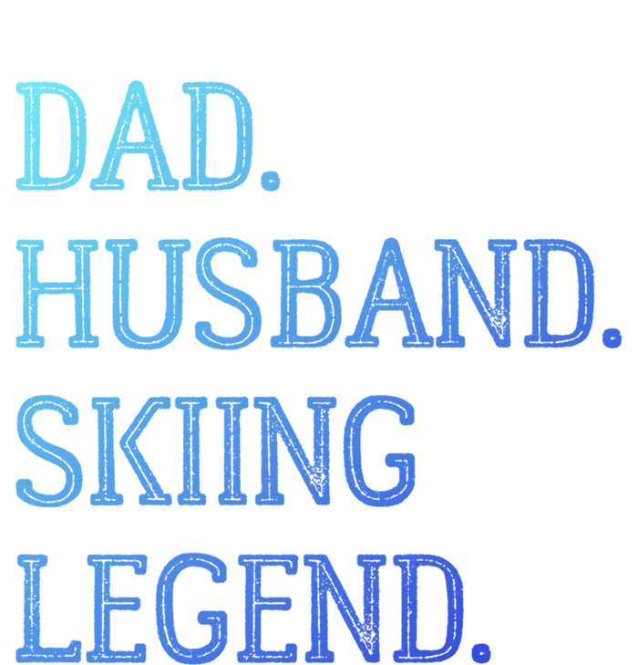 Dad Husband Skiing Legend Vintage Skiing Dad Gift Tank Top