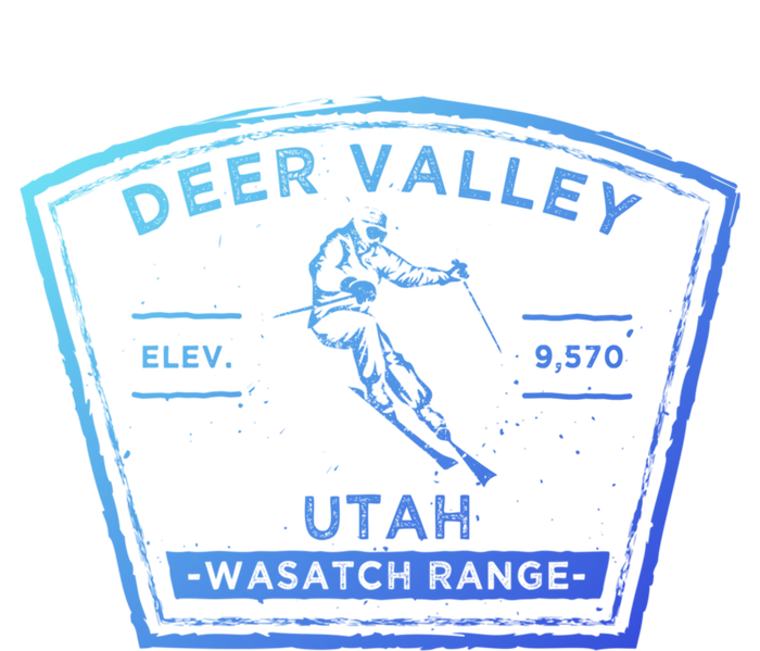 Deer Valley Utah Snow Skiing Gift T-Shirt