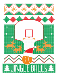 Basketball Player Ugly Christmas Sweater Jingle Balls Fan T-Shirt