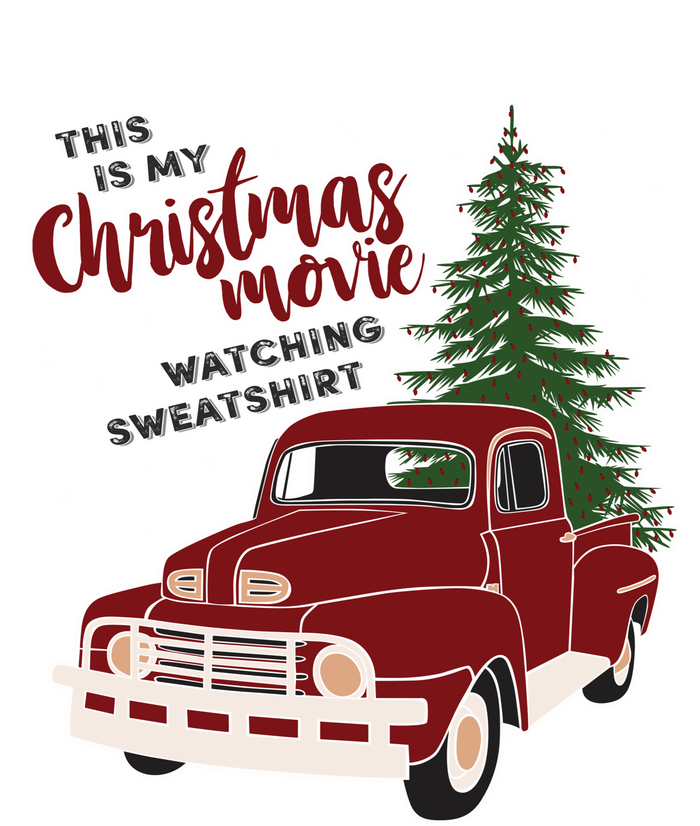 Christmas Movie Watching Hoodie for Adults, Vintage Truck T-Shirt