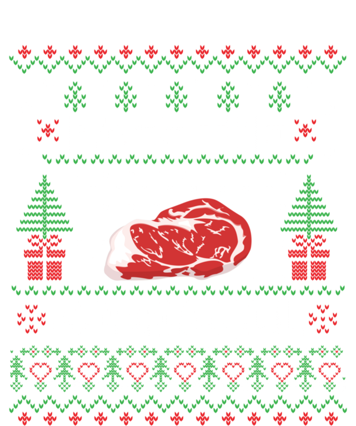 Pass the Gabagool Tacky Ugly Christmas Sweater 16 in Basic Backpack