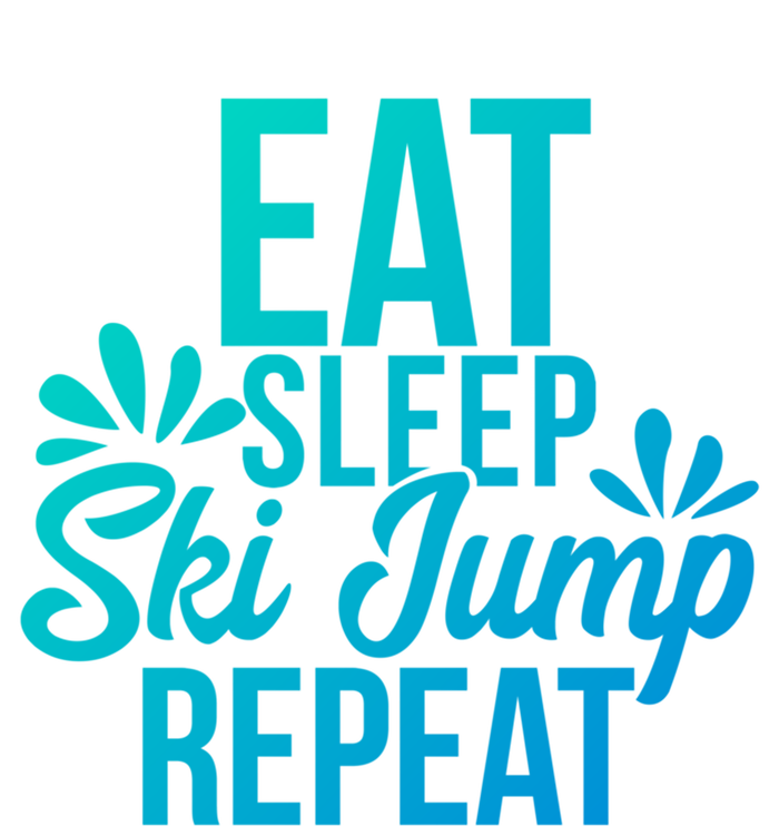 Eat Sleep Ski Jump Repeat Motivational Gift Ace057a Gift Zip Tote Bag