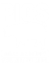 Funny Pigs Make me Happy Design for Pig Farmers Women's V-Neck T-Shirt