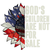 Gods Children Are Not For Sale Floral Flag Cooling Performance Long Sleeve Crew