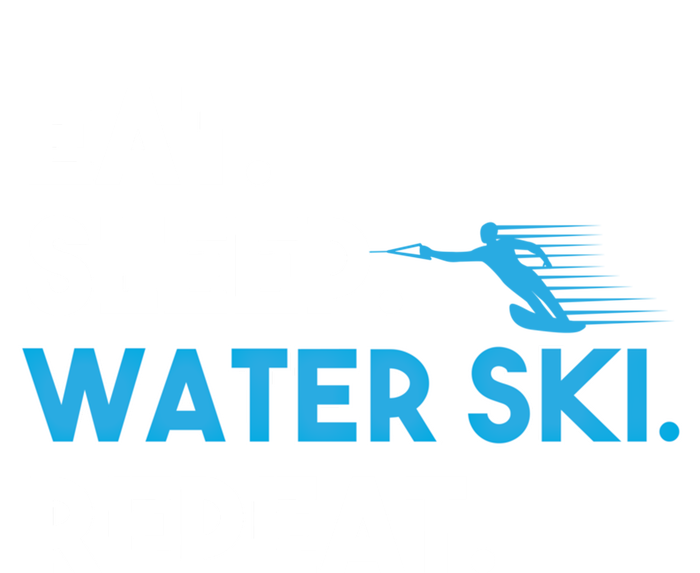 Eat Sleep Water Ski Repeat Funny Water Skier Skiing Lover Gift T-Shirt