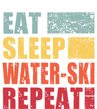 Eat Sleep WaterSki Repeat Gift Women's Flannel Pajama Set