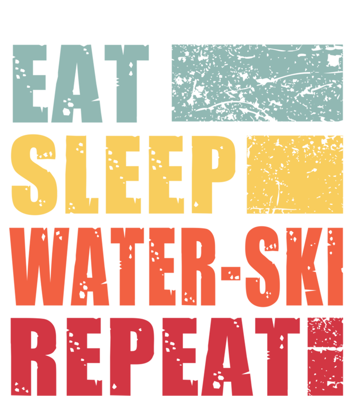 Eat Sleep WaterSki Repeat Gift Women's Flannel Pajama Set