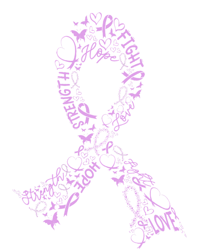 Testicular Cancer Warrior Orchid Ribbon Awareness Gift T-Shirt