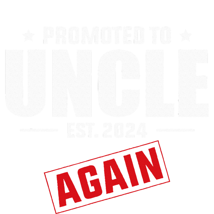 Again Uncle Est 2024 Promoted To Uncle Baby Announcement Infant Fleece One Piece