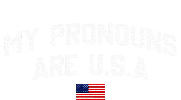 My Pronouns Are USA American Flag 4th Of July City Backpack