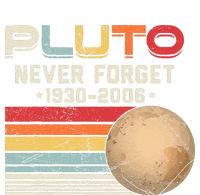 Never Forget Pluto Vintage Nerdy Astronomy Space Science Women's Tri-Blend 3/4-Sleeve Raglan Shirt