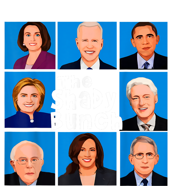 The Shady Bunch Anti Biden Obama Clinton Funny Vote Trump Enza Ladies Jersey Football T-Shirt