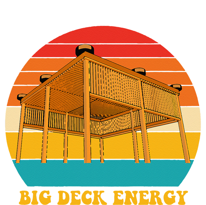 Big Deck Energy Funny Retro Vintage T-Shirt