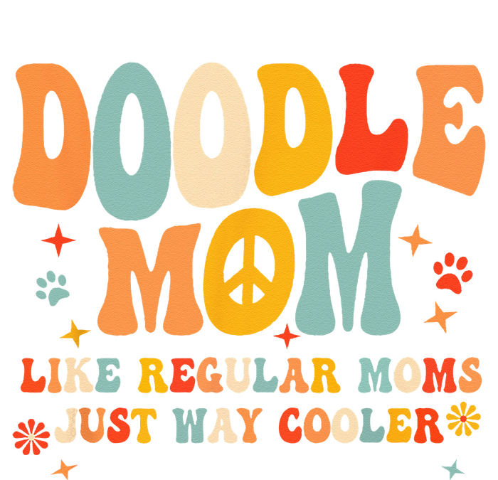 Retro Groovy Its Me The Cool Doodle Mom Gift T-Shirt