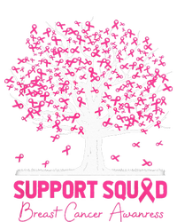 Support Squad Breast Cancer Awareness Fall Tree Pink Ribbon T-Shirt