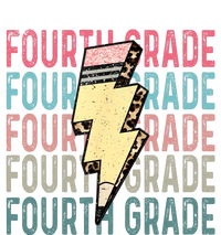 Fourth Grade Lightning Bolt Pencil Retro Teacher 7-Panel Snapback Hat