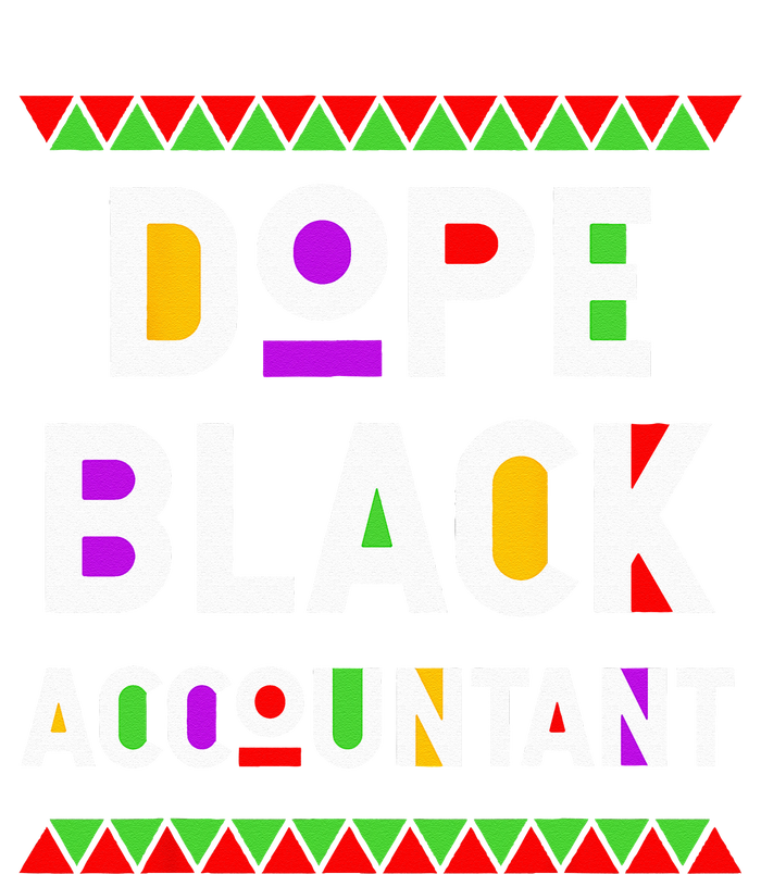 Dope Black Accountant African American Job Proud Profession Tank Top