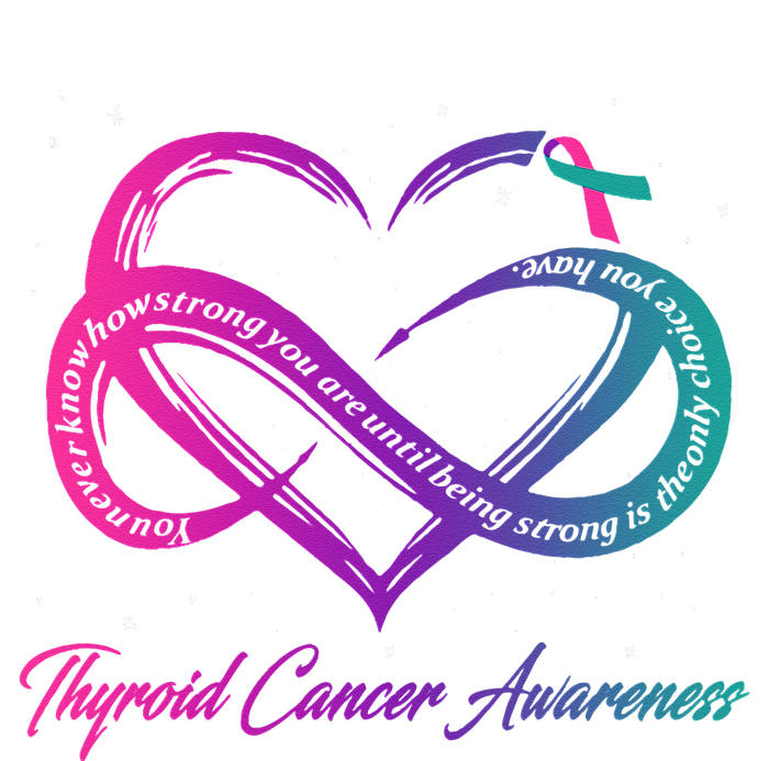 Thyroid Cancer Survivor Support Thyroid Cancer Warrior T-Shirt