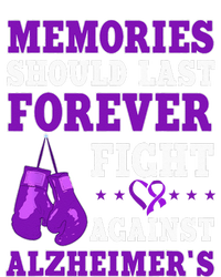 Alzheimers Disease AD Purple Awareness Boxing Gloves Ribbon Toddler Long Sleeve Shirt