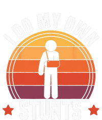 I Do My Own Stunts Funny Get Well Broken Arm Injury Kids Long Sleeve Shirt