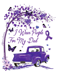 I Wear Purple For My Dad Alzheimers Awareness Truck T-Shirt