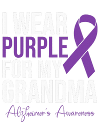 I Wear Purple For My Grandma Alzheimers Awareness T-Shirt