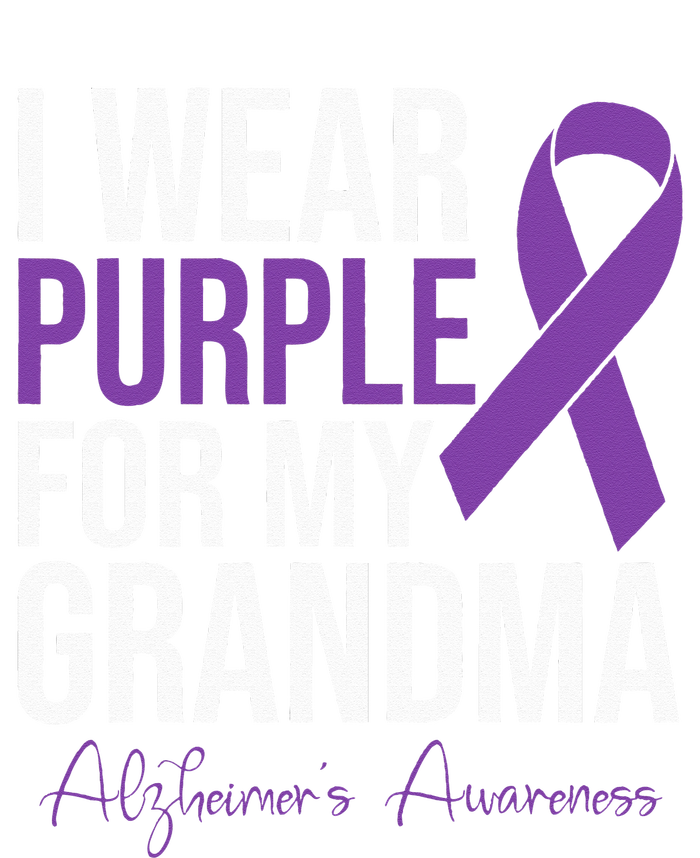 I Wear Purple For My Grandma Alzheimers Awareness T-Shirt