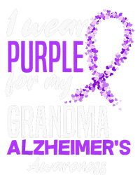 I Wear Purple For My Grandma Dementia Alzheimers Awareness Wool Snapback Cap