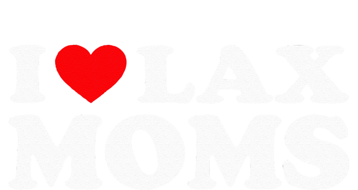 I Love Lax Moms I Heart Lax Moms Women's Racerback Cropped Tank