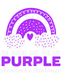 In June We Wear Purple Alzheimers Awareness Dementia T-Shirt