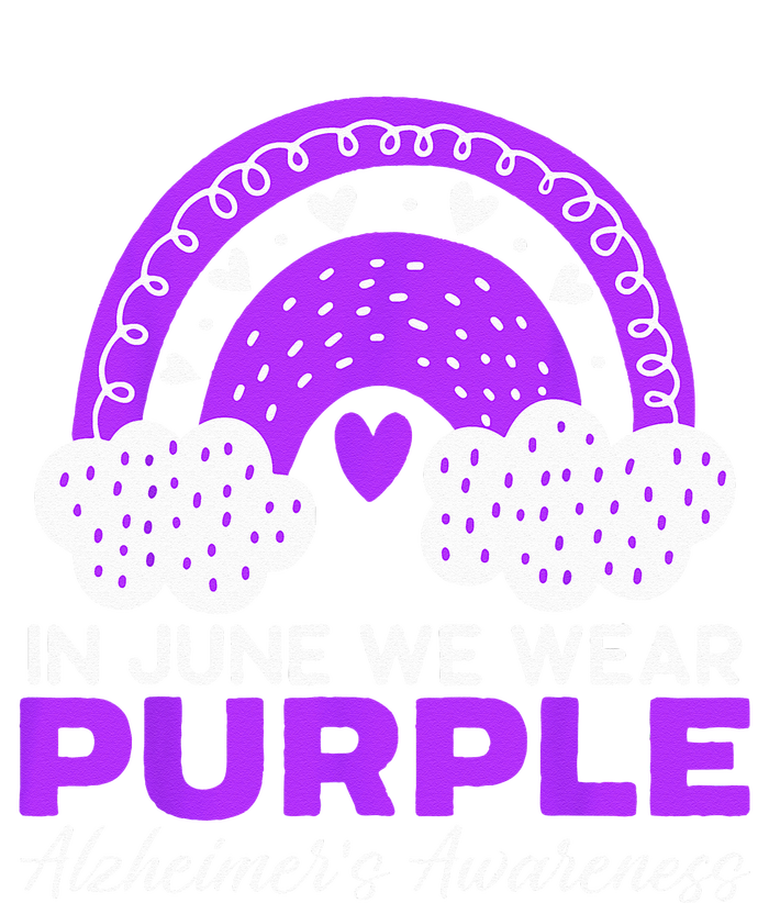 In June We Wear Purple Alzheimers Awareness Dementia T-Shirt