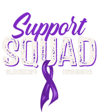 Support Squad Alzheimers Awareness Purple Ribbon Premium T-Shirt